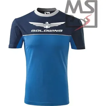 MSP Pánské triko s motivem Honda Goldwing M modré