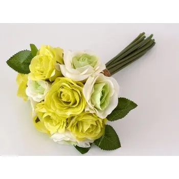 umělá květina Umělá kytice - Růže zelenkavá