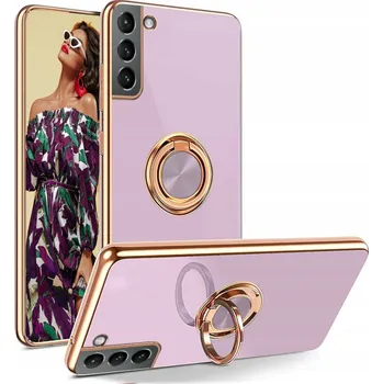 Pouzdro na mobilní telefon Zadní Kryt BBE CASE pro Samsung Galaxy S22 Plus fialový