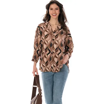 Dámská halenka MIQA Světle hnědá