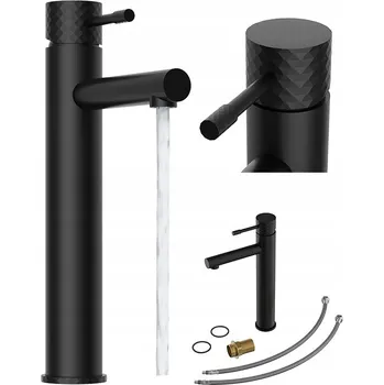 Vodovodní baterie Stojánková umyvadlová baterie Granitan GLAMI černá