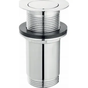 Sifon Ferro S283-WBP VYPOUŠTĚCÍ/CLICK-CLACK ZÁSTRČKA BEZ PŘETEKU G5/4 VYSOKÝ CHROM // VYPOUŠTĚNÍ CLICK-CLACK-F-S283-WBP