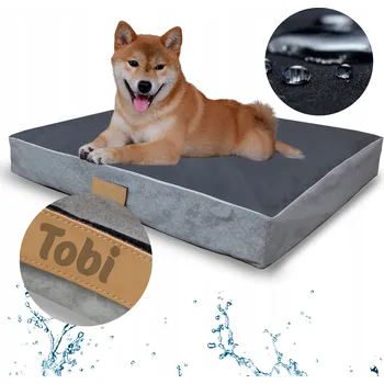 Pelíšek pro psa DOGESTE matrace pro psa šedá 66 cm x 90 cm