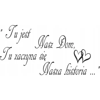 Obraz Ozdobný Nápis na zeď do obýváku Inspirativní heslo Naše Historie 50x100