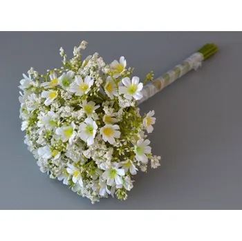 umělá květina Umělá kytice - Bílé květy mix