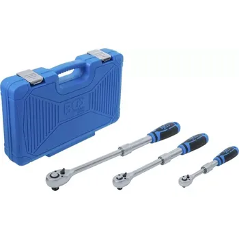 Ruční nářadí BGS 25123 Teleskopické ráčny 1/4", 3/8" a 1/2", 190-445 mm, sada 3 ks
