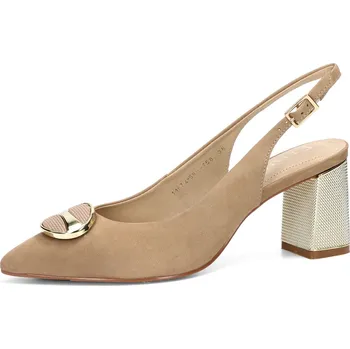 Dámské lodičky ETIMEĒ dámské elegantní lodičky s otevřenou patou - béžové