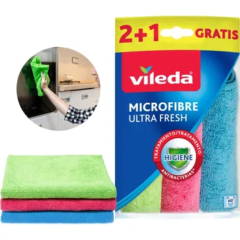 Utěrka Hadřík Vileda Ultra Fresh Mikrovlákno 3 ks