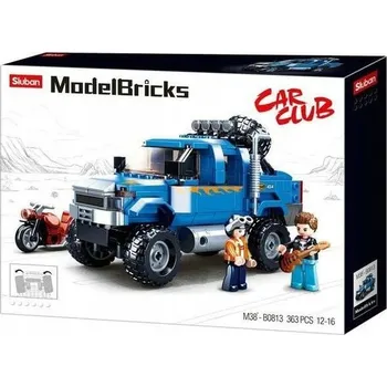 ostatní stavebnice STAVEBNICE SLUBAN TERÉNNÍ AUTO JEEP KOMPATIBILNÍ S LEGO 361 dílů