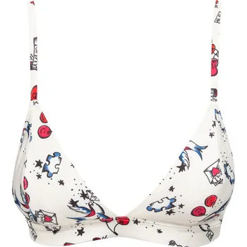 Dámské oblečení Dámská nevyztužená podprsenka Print UW0UW01853-142 - Tommy Hilfiger S