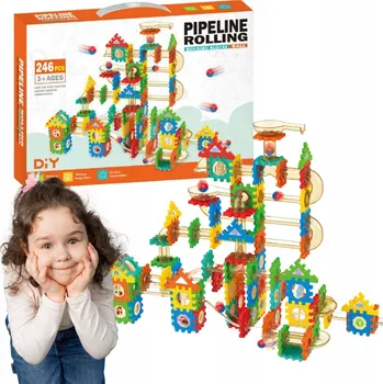 ostatní stavebnice VZDĚLÁVACÍ STAVEBNÍ STAVEBNICE MRAMOROVÁ DRÁHA 246 dílů