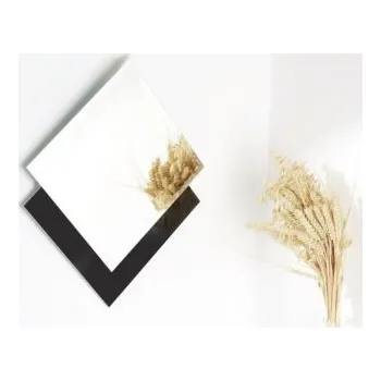 Zrcadlo Zrcadlo COLORADO 50x40 CM s černým podkladem