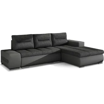 Sedací souprava Rohová rozkládací sedací souprava OTTAVIO 275 cm Inari 96/Soft 29 tmavě šedá pravá