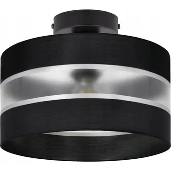 STROPNÍ SVÍTIDLO STROPNÍ SVÍTIDLO DESIGN STÍNIDLO PRUHY 30 CM ČERNÁ E27