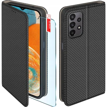 Pouzdro na mobilní telefon Flipové pouzdro KrainaGSM pro Samsung Galaxy A23 5G černé