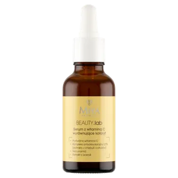 Pleťové sérum Miya Cosmetics Beauty.Lab pleťové sérum s vitamínem C pro vyrovnání tónu pleti, 30 ml