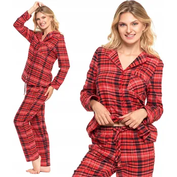 Dámské oblečení Moraj dámské pyžamo bavlna červené, velikost M