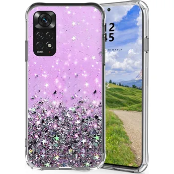 Pouzdro na mobilní telefon Zadní Kryt Radian pro Xiaomi Redmi Note 11S fialový