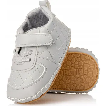 Capáčky První botičky pro miminko, lehké šedé jarní boty, velikost 18/19 -