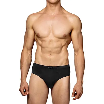 Slipy Pánské slipy 3 pack 006 black - Atlantic černá XXL