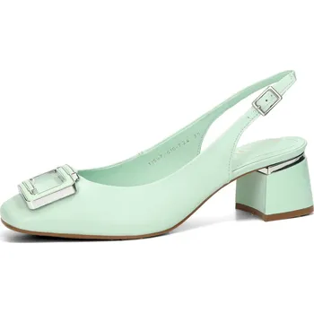 Dámské lodičky ETIMEĒ dámské módní lodičky s otevřenou patou - zelené