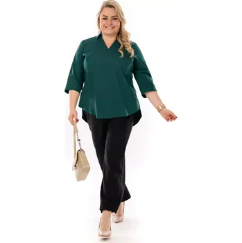 Dámská halenka Dámská halenka DIA 48 Tmavě zelená