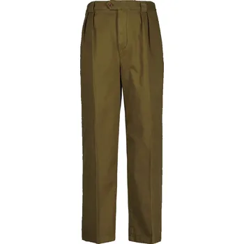 Pánské oblečení KALHOTY GANT PLEATED TWILL CHINOS DARK CACTUS