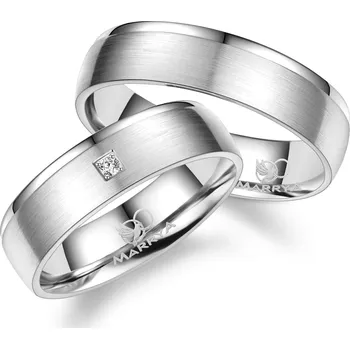 Prsten MARRYA® Dámský snubní prsten Stříbro 925 - velikost 60 - SI-02D-60