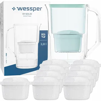 Filtrační konvice Filtrační konvice Wessper D1 SOLID FutureFlow 3,3 l zelená