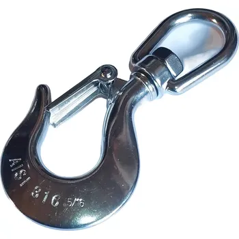 Upínací popruh Hák nerez A4, otočný, nosnost 150 kg