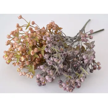 umělá květina Umělé květiny - Sušené bobule - SVĚTLE HNĚDÉ