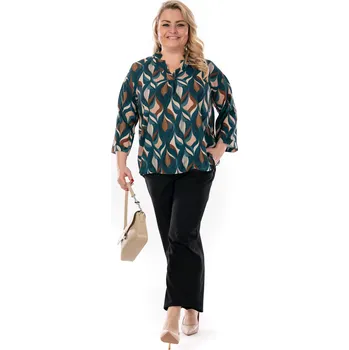 Dámská halenka MIQA Petrolejová