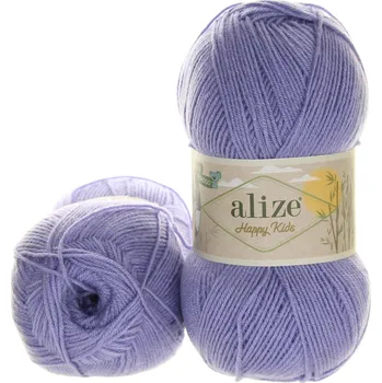 Galanterie Alize Happy Kids 257 pastelově fialová