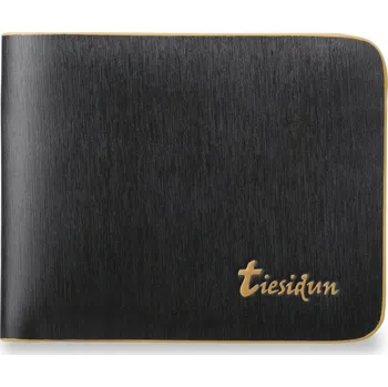 Peněženka TIESIDUN peněženka na bankovky eko kůže černá - muž