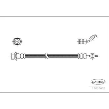 Brzdová hadice Brzdová hadice CORTECO 19033076