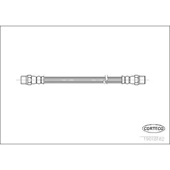 Brzdová hadice Brzdová hadice CORTECO 19018182