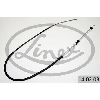 Lanko parkovací brzdy Tažné lanko, parkovací brzda LINEX 14.02.03