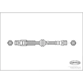 Brzdová hadice Brzdová hadice CORTECO 19035325