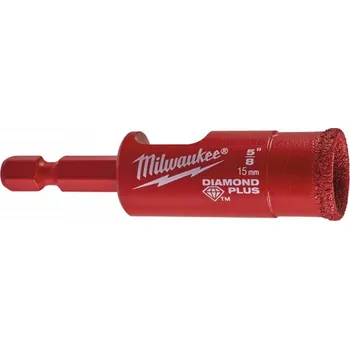 Příslušenství k vrtačce MILWAUKEE 1/4" HEX Vrták pro mokré vrtání DIAMOND MAX, 15 mm 49560513