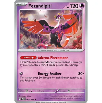 Karetní hra Pokémon TCG Fezandipiti 045/131 - Master Ball Reverse Holo