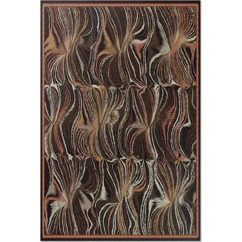 Koberec Vinylový Koberec Dekorativní do Kuchyně Rozměr: 80x120 cm Abstraktní vintage tvary