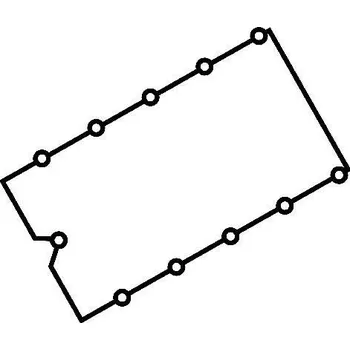 Těsnění motoru Těsnění, kryt hlavy válce CORTECO 440069P