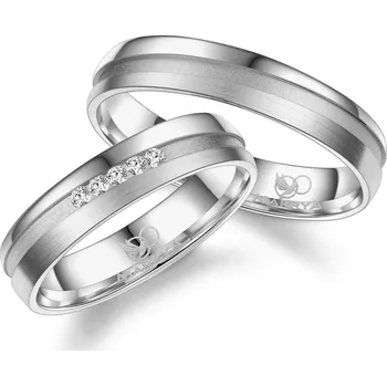 Prsten MARRYA® Dámský snubní prsten Stříbro 925 - velikost 58 - SI-15D-58