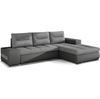 Sedací souprava Rohová rozkládací sedací souprava OTTAVIO 275 cm Sawana 21/Soft 29 šedá pravá