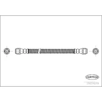 Brzdová hadice Brzdová hadice CORTECO 19034270