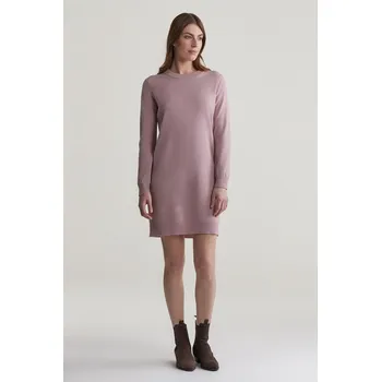Dámské šaty ŠATY GANT SUPERFINE LAMBSWOOL DRESS DUSTY PINK