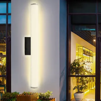 Nástěnné svítidlo 55CM LED fasádní nástěnné svítidlo zahradní venkovní dlouhé 22W IP65