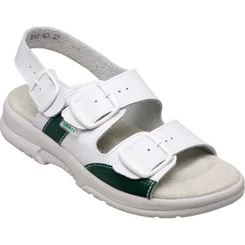 Dámské sandále Santé N/517/49P/10/ čistě bílé sandále pánské i dámské 37