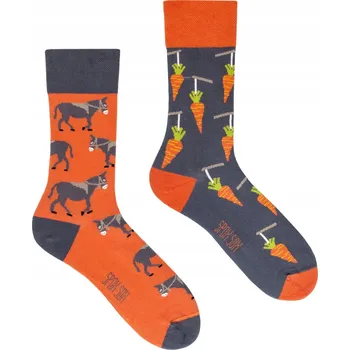 Dámské ponožky Ponožky Spox Sox pro ni a pro něj oranžové, velikost 40-43