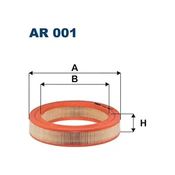 Auto-moto Vzduchový filtr FILTRON AR 001